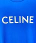 中古・古着 CELINE (セリーヌ) ルーズロゴプリントTシャツ ロイヤルブルー サイズ:S：30000円