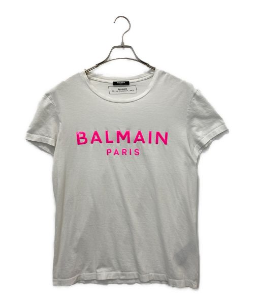 BALMAIN（バルマン）BALMAIN (バルマン) 半袖カットソー ホワイト サイズ:SIZE　M　の古着・服飾アイテム