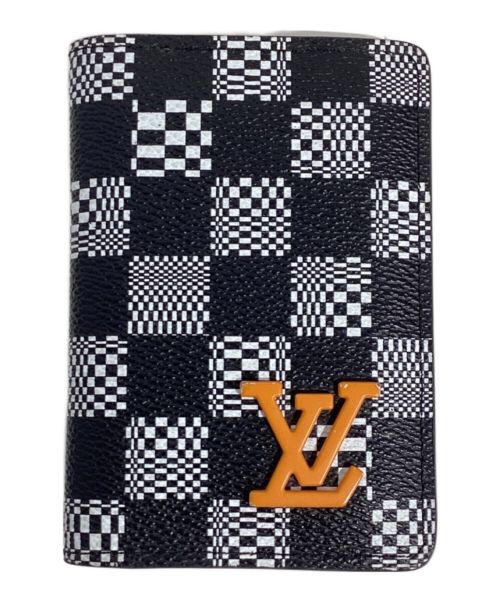 LOUIS VUITTON（ルイ ヴィトン）LOUIS VUITTON (ルイ ヴィトン) カードケース / オーガナイザー・ドゥ・ポッシュ ホワイト×ブラック サイズ:-の古着・服飾アイテム