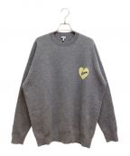 LOEWEロエベ）の古着「23AW Heart print knit（ハートプリントニット）」｜グレー