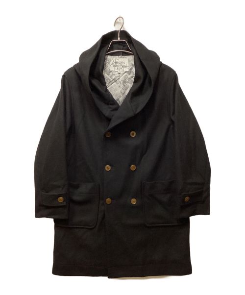 Vivienne Westwood man（ヴィヴィアン ウェストウッド マン）Vivienne Westwood man (ヴィヴィアン ウェストウッド マン) フーデッドコート ブラック サイズ:46の古着・服飾アイテム