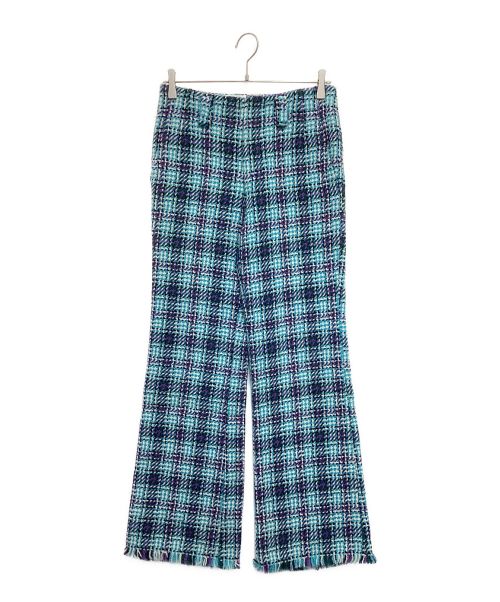 JUNYA WATANABE COMME des GARCONS（(ジュンヤワタナベ コムデギャルソン）JUNYA WATANABE COMME des GARCONS ((ジュンヤワタナベ コムデギャルソン) KNIT PANTS (ニットパンツ) スカイブルー サイズ:FREEの古着・服飾アイテム