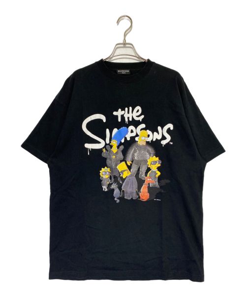 BALENCIAGA（バレンシアガ）BALENCIAGA (バレンシアガ) The Simpsons (ザ シンプソンズ) シンプソンズTシャツ ブラック サイズ:Lの古着・服飾アイテム