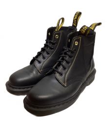 Yohji Yamamoto pour homme×Dr.Martens（ヨウジヤマモト プールオム×ドクターマーチン）の古着「6 Hole Side Gore Boots （6ホールサイドゴアシューズ）」｜ブラック