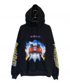 VETEMENTSヴェトモン）の古着「BACK TO THE FUTURE JERSEY HOODIE」｜ブラック