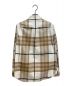 BURBERRY LONDON (バーバリー ロンドン) チェックボタンダウンシャツ カフェオレ サイズ:36：20000円