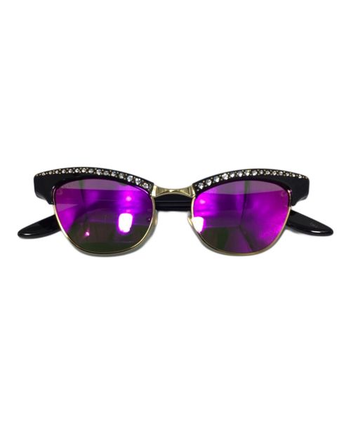 GUCCI（グッチ）GUCCI (グッチ) Rhinestone Cat Eye Sunglasses（ライトストーンキャットアイサングラス) サイズ:49□18の古着・服飾アイテム