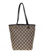 GUCCIグッチ）の古着「GG Canvas Tote bag（GGキャンバストートバッグ）」｜ベージュ