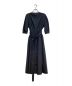 Y's….（ワイズ）の古着「SUPIMA COTTON BELTED DRESS (スーピマコットンベルテッドドレス)」｜ブラック