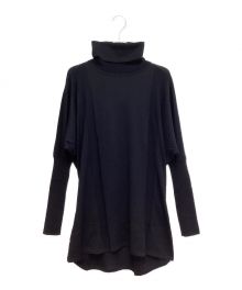 ISSEY MIYAKE（イッセイミヤケ）の古着「Dolman sleeve turtleneck knit（ドルマンスリーブタートルネックニット）」｜ブラック