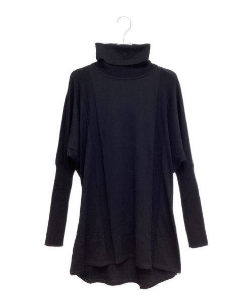 ISSEY MIYAKE（イッセイミヤケ）ISSEY MIYAKE (イッセイミヤケ) Dolman sleeve turtleneck knit（ドルマンスリーブタートルネックニット） ブラック サイズ:2の古着・服飾アイテム