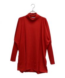 ISSEY MIYAKE（イッセイミヤケ）の古着「Dolman sleeve turtleneck knit（ドルマンスリーブタートルネックニット）」｜レッド