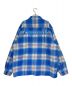 SUPREME (シュプリーム) Lined Flannel Snap Shirt ブルー サイズ:XXL：22000円