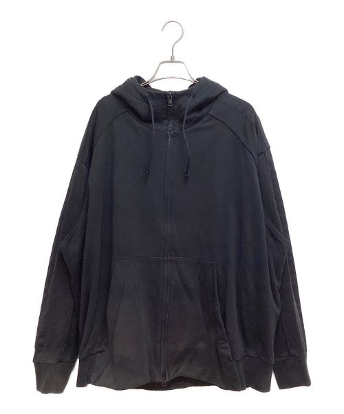 Y-3（ワイスリー）Y-3 (ワイスリー) Back design double zip hoodie（バックデザインWジップパーカー） ブラック サイズ:Lの古着・服飾アイテム