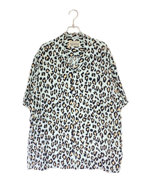 WACKO MARIA（ワコマリア）WACKO MARIA (ワコマリア) LEOPARD HAWAIIAN SHIRT スカイブルー サイズ:XLの古着・服飾アイテム