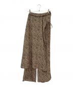 TODAYFULトゥデイフル）の古着「Jacquard Layered Pants」｜ブラウン