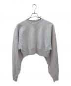 TODAYFULトゥデイフル）の古着「Cropped Sweat Pullover」｜グレー