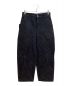 BOTTEGA VENETA（ボッテガベネタ）の古着「Button Fly Painter Pants（ボタンフライペインターパンツ）」｜ブラック