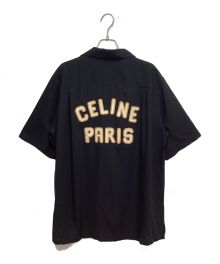 CELINE（セリーヌ）の古着「23AW Rayon Hawaiian Shirt （レーヨンハワイアンシャツ）」｜ブラック