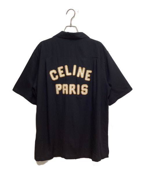 CELINE（セリーヌ）CELINE (セリーヌ) 23AW Rayon Hawaiian Shirt （レーヨンハワイアンシャツ） ブラック サイズ:39の古着・服飾アイテム