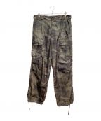 PRADAプラダ）の古着「Camouflage nylon cargo pants（カモフラージュナイロンカーゴパンツ）」｜カーキ