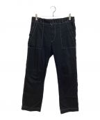 UNDERCOVERアンダーカバー）の古着「Stitch design pants（ステッチデザインンパンツ）」｜ブラック