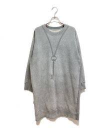 MM6 Maison Margiela（エムエムシックス メゾンマルジェラ）の古着「騙し絵ロングスウェット」｜グレー