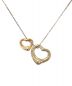 TIFFANY & Co. (ティファニー) Open heart necklace（オープンハートネックレス） シルバー×ゴールド サイズ:-：28000円