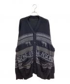 sacai×eric hazeサカイ×エリックヘイズ）の古着「23SS ×Eric Haze Jacquard Knit Cardigan（×エリックヘイズ　ジャガードニットカーディガン）」｜ブラック