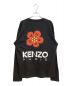 KENZO (ケンゾー) 'BOKE FLOWER' 刺繍 ロングスリーブ Tシャツ ブラック サイズ:L：20000円