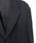 中古・古着 Yohji Yamamoto pour homme (ヨウジヤマモト プールオム) DUAL FABRIC GABARDINE PEAK LAPEL JACKET ブラック サイズ:3：70000円