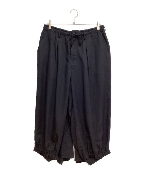 REGULATION Yohji Yamamoto（レギュレーションヨウジヤマモト）REGULATION Yohji Yamamoto REGULATION CELLULOSE STANDARD CROW PANTS（レギュレーションセルローススタンダードクロウパンツ） ブラック サイズ:2の古着・服飾アイテム