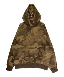 SUPREME（シュプリーム）の古着「Jacquard Stripe Hooded」｜カーキ