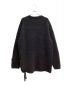 Yohji Yamamoto pour homme (ヨウジヤマモト プールオム) 23AW SIDE STRING DETAIL CREW NECK KNIT (サイドストリングディテールクルーネックニット) チャコールグレー サイズ:3：44000円