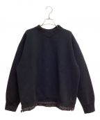 sacaiサカイ）の古着「23AW Sponge Sweat Pullover（スポンジスウェットプルオーバー）」｜ネイビー