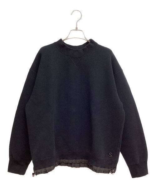 sacai（サカイ）sacai (サカイ) 23AW Sponge Sweat Pullover（スポンジスウェットプルオーバー） ネイビー サイズ:4の古着・服飾アイテム