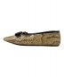 GUCCI (グッチ) Python ballet flat (パイソン バレエ フラット) ベージュ サイズ:37：60000円