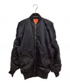 BALENCIAGAバレンシアガ）の古着「17SS Reversible Bomber Jacket（リバーシブルボンバージャケット）」｜ブラック