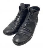 GUIDIグイディ）の古着「HORSE LEATHER BOOTS(ホースレザーシューズ)」｜ブラック