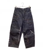 COMME des GARCONS JUNYA WATANABE MAN×LEVI'Sコムデギャルソンジュンヤワタナベマン×リーバイス）の古着「Cotton Selvedge Denim Levi's W Name Indigo(コットンセルビッチデニム Levi's Wネーム インディゴ)」｜ネイビー