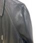 中古・古着 PRADA (プラダ) Black leather jacket（ブラックレザージャケット） ブラック サイズ:46：420000円