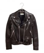 Saint Laurent Parisサンローランパリ）の古着「Classic Motorcycle Jacket（クラシックモーターサイクルジャケット）」｜ブラック