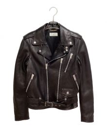 Saint Laurent Paris（サンローランパリ）の古着「Classic Motorcycle Jacket（クラシックモーターサイクルジャケット）」｜ブラック