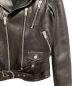 中古・古着 Saint Laurent Paris (サンローランパリ) Classic Motorcycle Jacket（クラシックモーターサイクルジャケット） ブラック サイズ:38：140000円