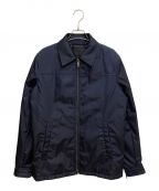 PRADAプラダ）の古着「Zip up nylon jacket (ジップアップナイロンジャケット)」｜ネイビー