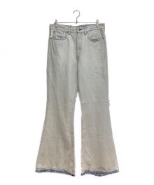 JUNYA WATANABE MAN（ジュンヤワタナベマン）の古着「Men's Flared Jeans（メンズ フレア ジーンズ）」｜ブルー