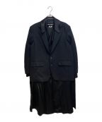 JUNYA WATANABE COMME des GARCONSジュンヤワタナベ コムデギャルソン）の古着「Tailored Docking Coat (テーラードドッキングコート)」｜ブラック