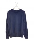 Diorディオール）の古着「OBLIQUE crew neck knit（オブリーククルーネックニット）」｜ネイビー