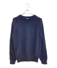 Dior（ディオール）の古着「OBLIQUE crew neck knit（オブリーククルーネックニット）」｜ネイビー