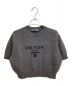 PRADA（プラダ）の古着「Wool × cashmere crew neck sweaterウールxカシミヤ クルーネック セーター」｜グレー